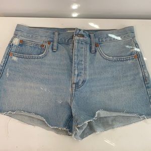 Madewell relaxed denim shorts 25